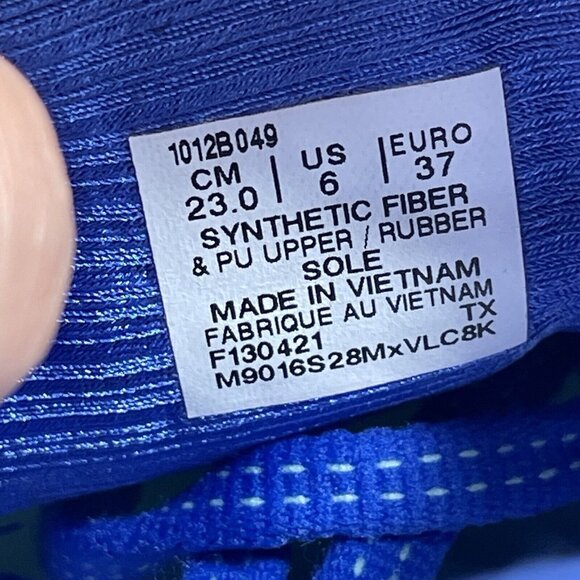 Asics Novablast 2 Women Size 6 Blue 1012B049 Running Shoes Sneakers - Picture 9 of 16